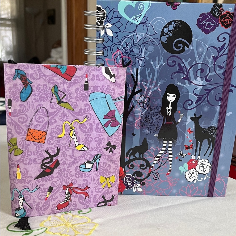 Colorful Fashion and Gothic Notebooks